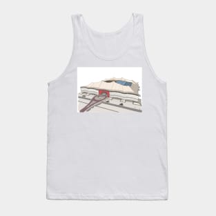 Sketching of Stadium Qatar Tank Top